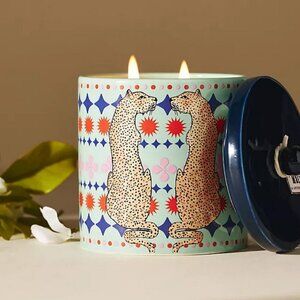 Anthropologie Floral Jasmine Blossom Ceramic Candle - Brand New in Box!